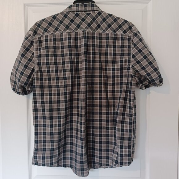 725 Original Shirt Men Large Plaid 100% Cotton Y2K - Picture 2 of 6